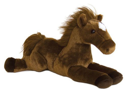 Picture of Aurora® Adorable Flopsie™ Outlaw™ Stuffed Animal - Playful Ease - Timeless Companions - Brown 12 Inches