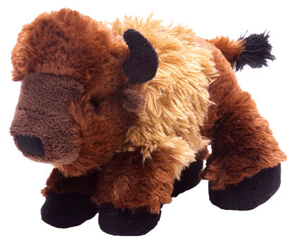 Picture of Wild Republic Bison Plush, Stuffed Animal, Plush Toy, Gifts for Kids, Hug’Ems 7"