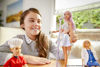 Picture of Barbie Pop Star Fashion Doll with Pink Hair & Brown Eyes, Iridescent Skirt & Microphone Accessory
