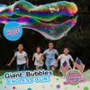Picture of WOWMAZING Giant Bubble Kit: Family Pack (14-Piece Set) Best Value - Big Bubbles kit Including Big Bubble Wand and Giant Bubble Solution Concentrate. Makes 3 Gallon of Large Bubbles-Family Kit
