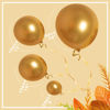 Picture of MOMOHOO Gold Balloons Different Sizes - 60Pcs 5/10/12/18 Inch Metallic Chrome Gold Balloons, Christmas Balloons Anniversary Balloons, Wedding Balloons Gold Balloons Garland Arch Birthday Party Ballons