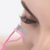 Picture of Eyelash Comb Separator MSQ Eyelash Mascara Brush and Comb Lash Separator With Comb Cover Arc Designed Cosmetic Brushes Tool Pink (1PCS)