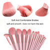Picture of Makeup Brushes 22 Pcs Makeup Kit,Foundation Brush Eyeshadow Brush Make up Brushes Set (Pink, 22 Piece Set Large)