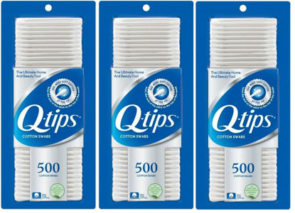 Picture of Q-tips Cotton Swabs, 500 Count (Pack of 3)