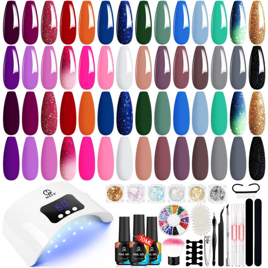 Amazon.com : ZITIANY Temperature Color Changing Soak Off UV LED Chameleon Gel  Nail Polish, Colorful Gradient Gel Nail Polish, 1Pc 8ML Removable Nail Art  Manicure Salon DIY at Home Gift for Mom :