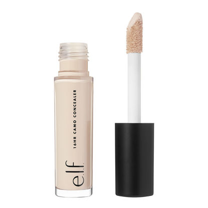 Picture of e.l.f. 16HR Camo Concealer, Full Coverage, Highly Pigmented Concealer With Matte Finish, Crease-proof, Vegan & Cruelty-Free, Light Ivory, 0.203 Fl Oz