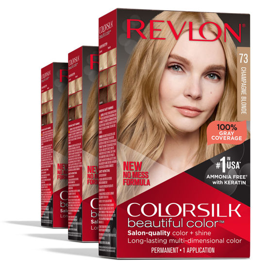 REVLON Colorsilk Beautiful Color Permanent Hair Color with 3D Gel  Technology & Keratin, 100% Gray Coverage Hair Dye, 05 Ultra Light Ash  Blonde Single Pack 
