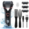 Picture of Electric Foot Callus Remover, Rechargeable Portable Electronic Foot File Pedicure Kits, Waterproof Foot Scrubber File, Professional Pedicure Tools, Foot Care for Dead Skin Ideal Gift, 3 Roller