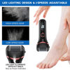 Picture of Electric Foot Callus Remover, Rechargeable Portable Electronic Foot File Pedicure Kits, Waterproof Foot Scrubber File, Professional Pedicure Tools, Foot Care for Dead Skin Ideal Gift, 3 Roller