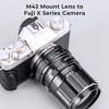 Picture of K&F Concept Lens Mount Adapter Ring M42 42mm Screw to Fuji Fujifilm FX XPro1 X-Pro1 Camera