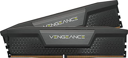 Picture of CORSAIR VENGEANCE DDR5 RAM 32GB (2x16GB) 6000MHz CL36 Intel XMP iCUE Compatible Computer Memory - Black (CMK32GX5M2D6000C36)