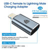 Picture of TechMatte USB C to Lightning Adapter, [2 Pack] 27W PD Fast Charging Compatible with iPhone/iPad/iPod/AirPods, Support Data Transfer, Not Support Headphones/OTG, with Anti-Lost Holder