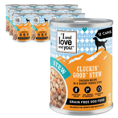 Picture of "I and love and you" Naked Essentials Wet Dog Food - Grain Free and Canned, Chicken, 13-Ounce, Pack of 12 Cans