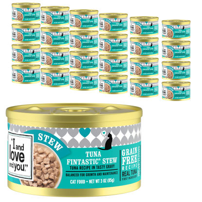 Picture of "I and love and you" Naked Essentials Canned Wet Cat Food - Grain Free, Tuna Recipe, 3-Ounce (Pack of 24)