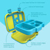 Picture of Bentgo® Kids Brights Bento-Style 5-Compartment Lunch Box - Ideal Portion Sizes for Ages 3 to 7 - Leak-Proof, Drop-Proof, Dishwasher Safe, BPA-Free, & Made with Food-Safe Materials (Citrus Yellow)