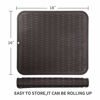 Picture of MicoYang Silicone Dish Drying Mat for Multiple Usage,Easy clean,Eco-friendly,Heat-resistant Silicone Mat for Kitchen Counter or Sink,Refrigerator or Drawer Liner Coffee XL 18 inches x 16 inches