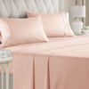 Picture of Full Size Sheet Set - Breathable & Cooling Sheets - Hotel Luxury Bed Sheets - Extra Soft - Deep Pockets - Easy Fit - 4 Piece Set - Wrinkle Free - Comfy - Lavender Pink Bed Sheets - Fulls Sheets - 4PC