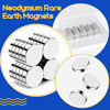Picture of VSKIZ Fridge Magnets, 12x3mm Small Strong Magnets Rare Earth Magnets Tiny Neodymium Disc Magnets for Fridge, Mini Magnets for Crafts, DIY, Kitchen, Whiteboard, Office, Dry Erase Board - 20 PCS