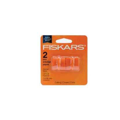 Picture of Fiskars Paper Cutter Replacement Blades - 2-Pack - Style G for 9" and 12" Paper Trimmer - Orange
