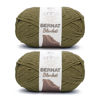 Picture of Bernat Blanket Olive Yarn - 2 Pack of 300g/10.5oz - Polyester - 6 Super Bulky - 220 Yards - Knitting/Crochet
