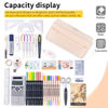 Picture of EASTHILL Big Capacity Pencil Case Pencil Pouch School Supplies for College Students Office Simple Stationery Pencil Holder Bag Teen Girls Women-Beige