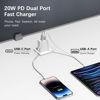 Picture of [2 Pack] USB C Wall Charger Block【Apple MFi Certified】Dual Port PD Power Adapter Fast Charging Block for iPhone 14/14 Pro/14 Pro Max/14 Plus/13/12/11, XS/X, iPad, Google Pixel, Samsung Galaxy and More