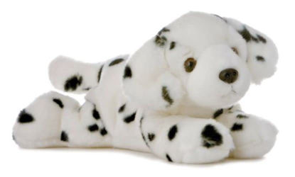 Picture of Aurora® Adorable Flopsie™ Domino™ Stuffed Animal - Playful Ease - Timeless Companions - White 12 Inches