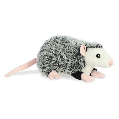 Picture of Aurora® Adorable Flopsie™ Ozzie Opossum™ Stuffed Animal - Playful Ease - Timeless Companions - Black 12 Inches