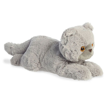 Picture of Aurora® Adorable Flopsie™ Scotty Cat™ Stuffed Animal - Playful Ease - Timeless Companions - Gray 12 Inches