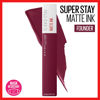 Picture of Maybelline New York Super Stay Matte Ink Liquid Lipstick Makeup, Long Lasting High Impact Color, Up to 16H Wear, Founder, Cranberry Red, 1 Count