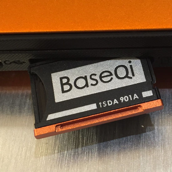 Baseqi Adattatore Micro SD In Alluminio Per Dell XPS 13 - Espansione Memoria A Scomparsa - Non Sporge, Rimozione Facile - 6