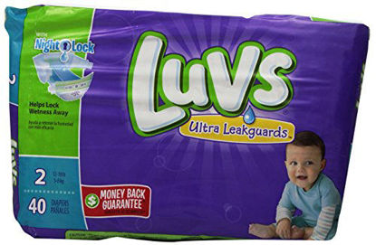 Picture of Luvs with Ultra Leak Guards Diapers, Size 2, 40 Count