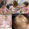 Picture of CELLOT Baby Hair Clips Baby Girls Fully Lined Baby Bows Hair Pins Tiny 2" Hair Bows Alligator Clips for Girls Infant Toddlers (2 Inch (Pack of 50), 25 Colors In pairs)