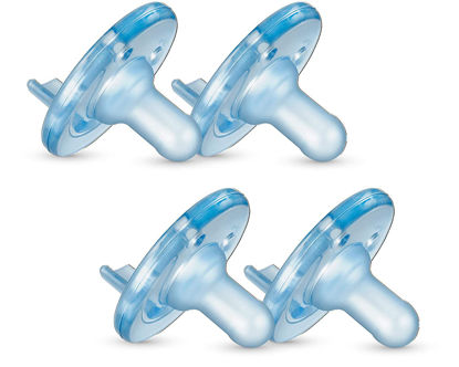 Picture of Philips Avent Soothie 3-18 months, blue/blue, 4 pack, SCF192/46