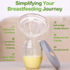 Picture of haakaa Manual Breast Pump Breastfeeding Pump with Food Silicone Cap 4oz/100ml