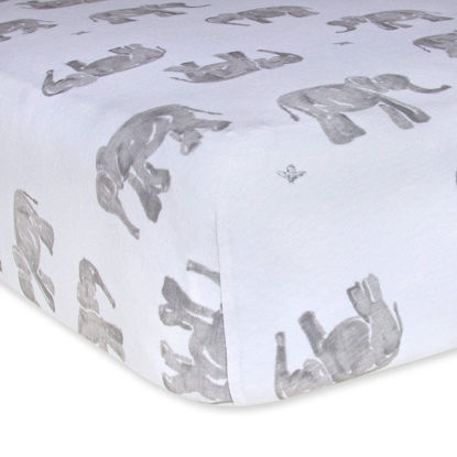 Picture of Burt's Bees Baby - Fitted Crib Sheet, Girls & Unisex 100% Organic Cotton