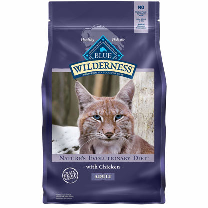 Picture of Blue Buffalo Wilderness High Protein, Natural Adult Dry Cat Food, Chicken 2.5-lb