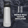 Picture of YETI Rambler 26 oz Bottle, Vacuum Insulated, Stainless Steel with Chug Cap, Offshore Blue