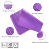 Picture of MicoYang Silicone Dish Drying Mat for Multiple Usage,Easy clean,Eco-friendly,Heat-resistant Silicone Mat for Kitchen Counter or Sink,Refrigerator or Drawer Liner Purple XXXL 28 inches x 18 inches