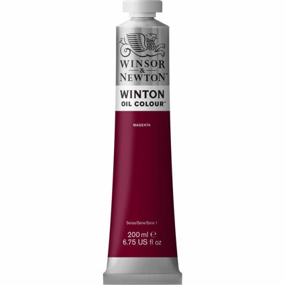 Picture of Winsor & Newton Winton Oil Color, 200ml (6.75-oz) Tube, Magenta