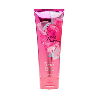 Picture of Bath & Body Works Pink Chiffon 8.0 oz Ultra Shea Cream