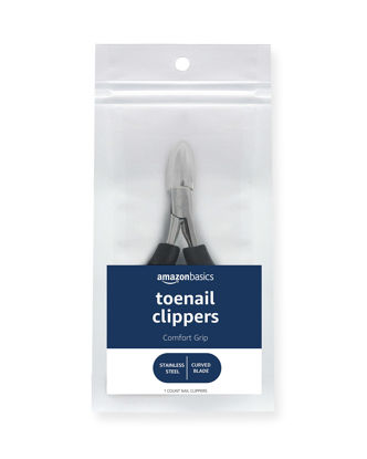 Picture of Amazon Basics Toenail Clippers with Comfort Grip