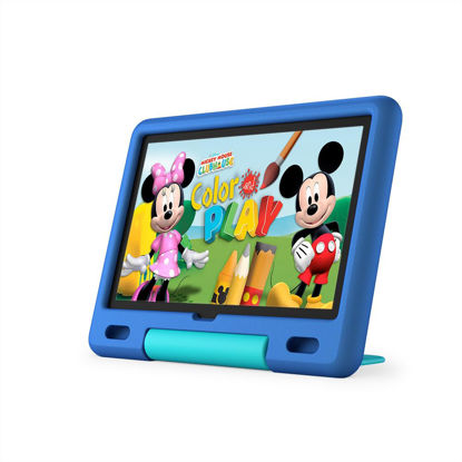 Picture of Amazon Fire HD 10 Kids tablet, 10.1", 1080p Full HD, ages 3-7, 32 GB, Sky Blue