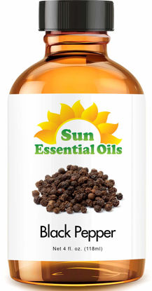 Picture of Sun Essential Oils 4oz - Black Pepper Essential Oil - 4 Fluid Ounces