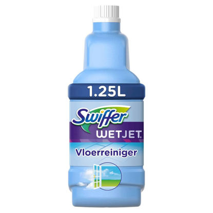 Picture of Swiffer WetJet Multi-purpose Floor Cleaner Solution Refill, Open Window Fresh Scent, 1.25L, (Pack of 6)