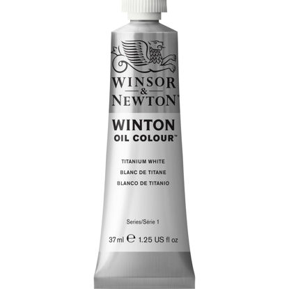 Picture of Winsor & Newton Winton Oil Color, 37ml (1.25-oz) Tube, Titanium White