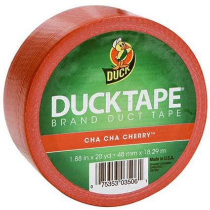 Picture of Duck Brand 392874 Red Color Duct Tape, 1.88-Inch by 20 Yards, Single Roll