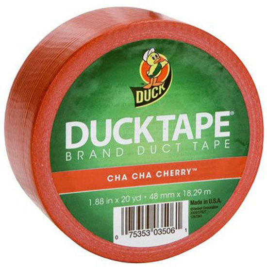 Picture of Duck Brand 392874 Red Color Duct Tape, 1.88-Inch by 20 Yards, Single Roll