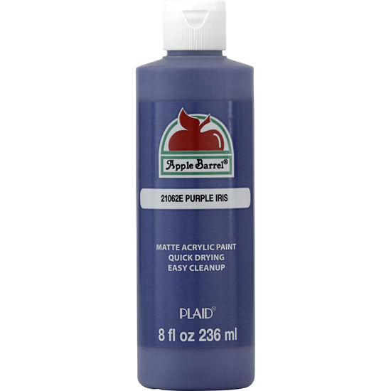 Picture of Apple Barrel Acrylic Paint (8 Ounce), 21062E Purple Iris, 8 Fl Oz (Pack of 1)