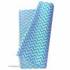 Picture of Flexicore Packaging Turquoise Chevron Print Gift Wrap Tissue Paper Size: 15 Inch X 20 Inch | Count: 50 Sheets | Color: Turquoise Chevron
